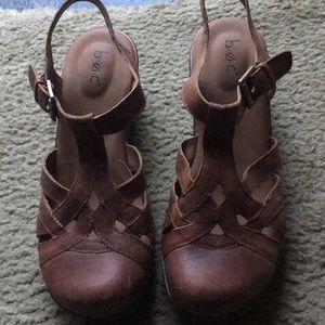 BOC Brown Mary Jane Style Sandals Size 9